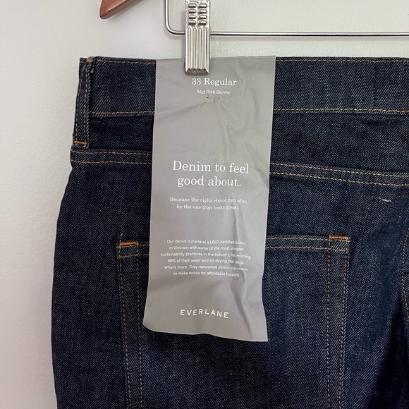 Everlane Mid Rise Skinny Jean - Picture 4 of 6